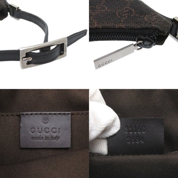 GUCCI Authentic Brown Canvas Bag - Picture 5 of 5